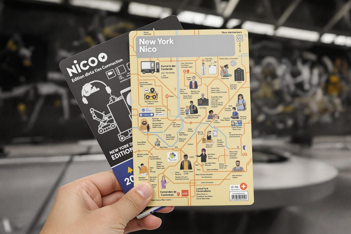 Cartes de métro en édition limitée New York Nico disponibles dès maintenant